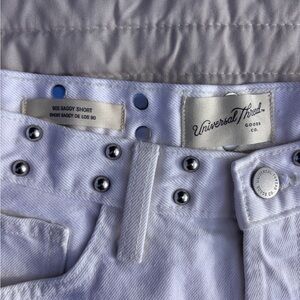 Universal Thread White Stud-Embellished Baggy Shorts